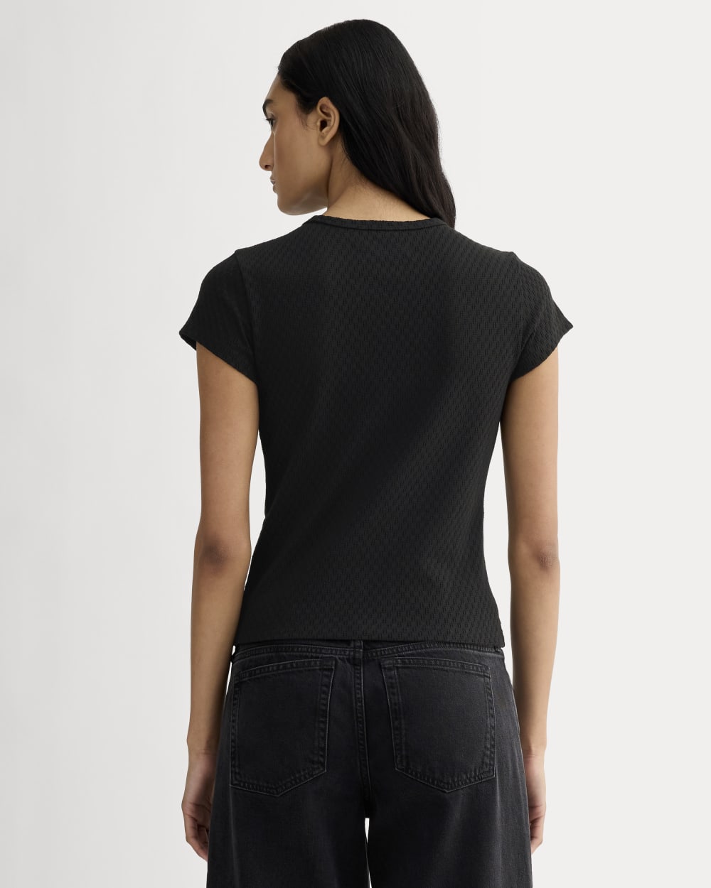womens-pointelle-short-sleeve-tee-black