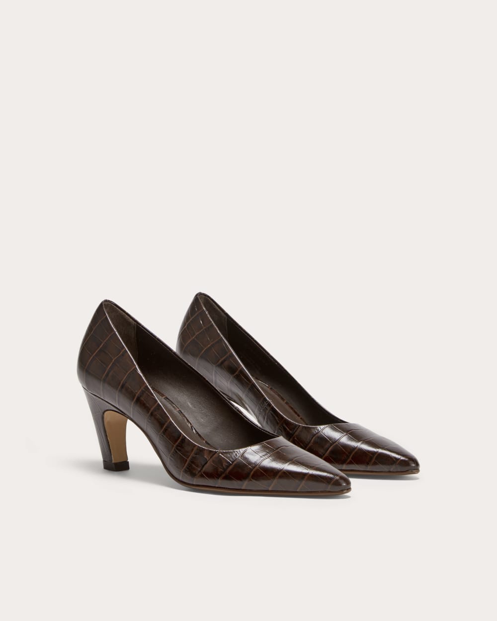 womens-banana-pump-brown-croc