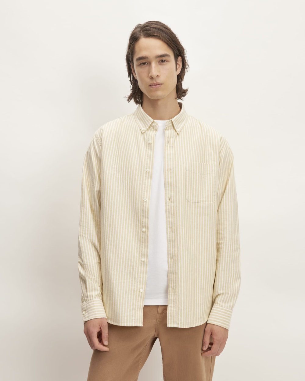 mens-organic-oxford-shirt-tall-bone-honey | primary