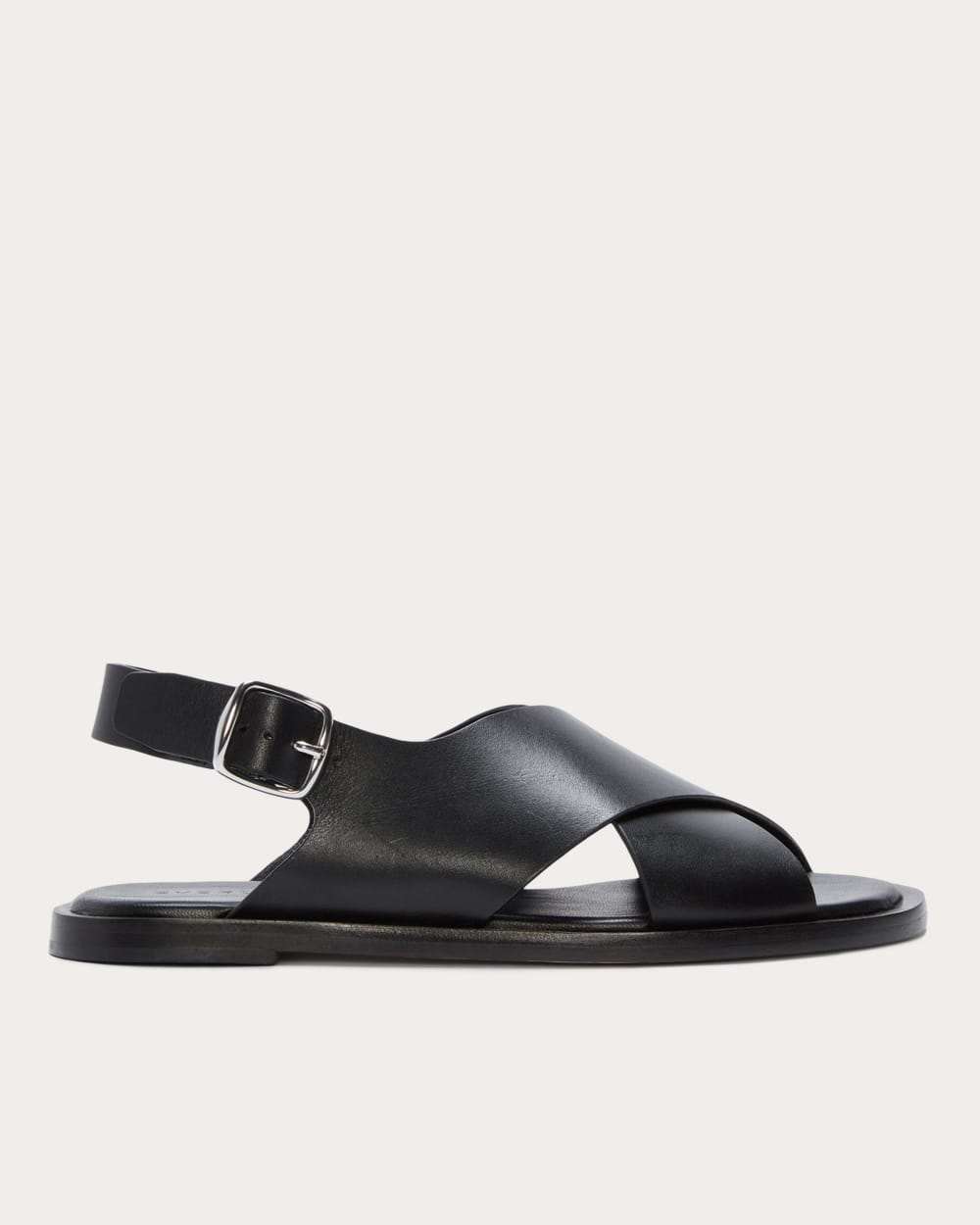 The City Crossover Sandal | Black – Everlane