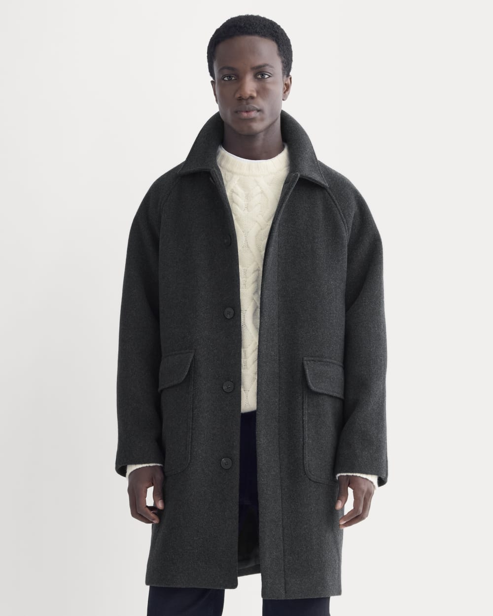 ReWool Car Coat | Heather Charcoal – Everlane