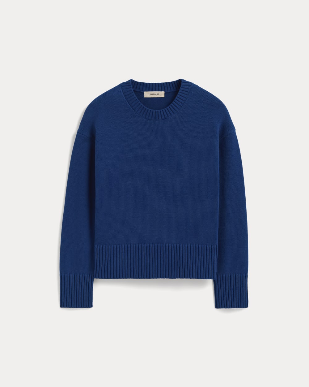 womens-organic-cotton-crew-sweater-bright-cobalt | alt