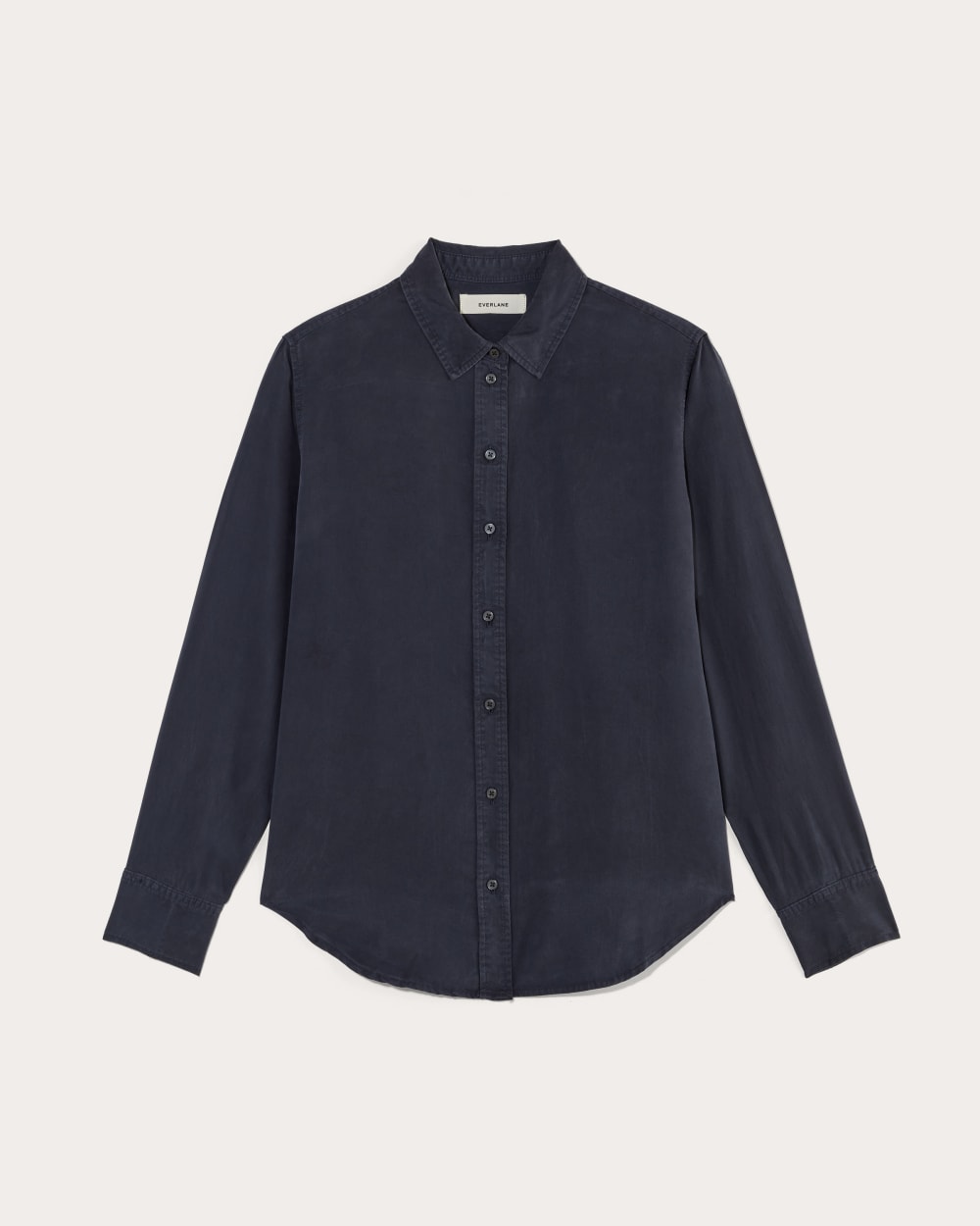 womens-tencel-relaxed-button-down-navy | alt