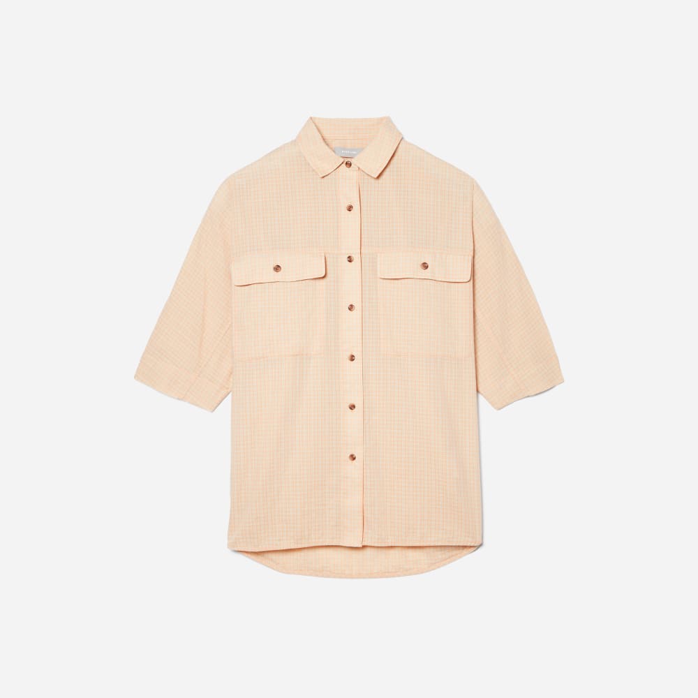womens-organic-cotton-tourist-shirt-plaid-orange-seafoam