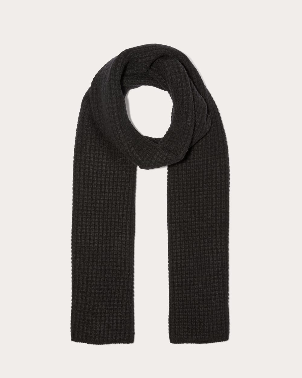 The Waffle Scarf Black – Everlane