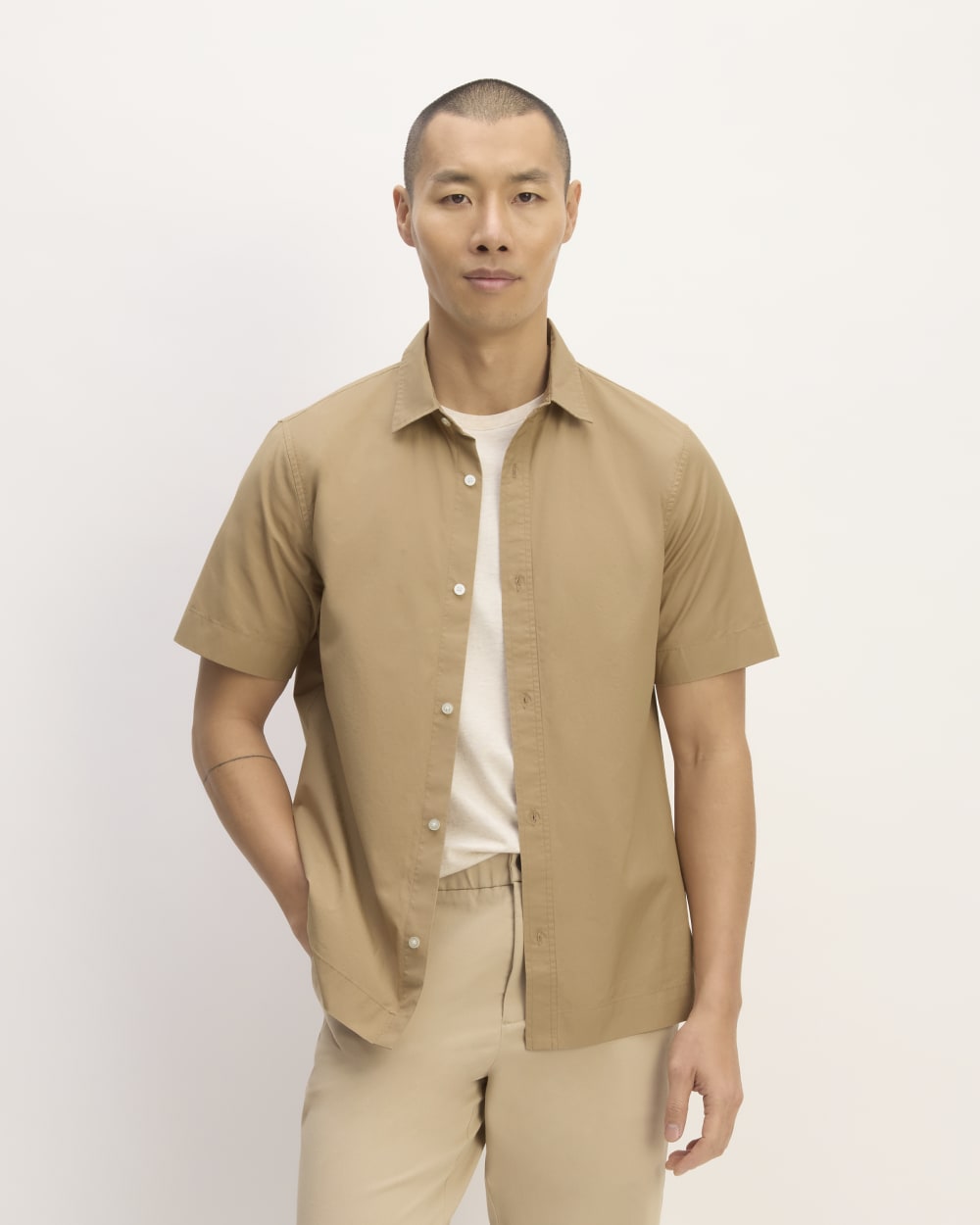 supima cotton dress shirts The Supima® Short-Sleeve Poplin Shirt