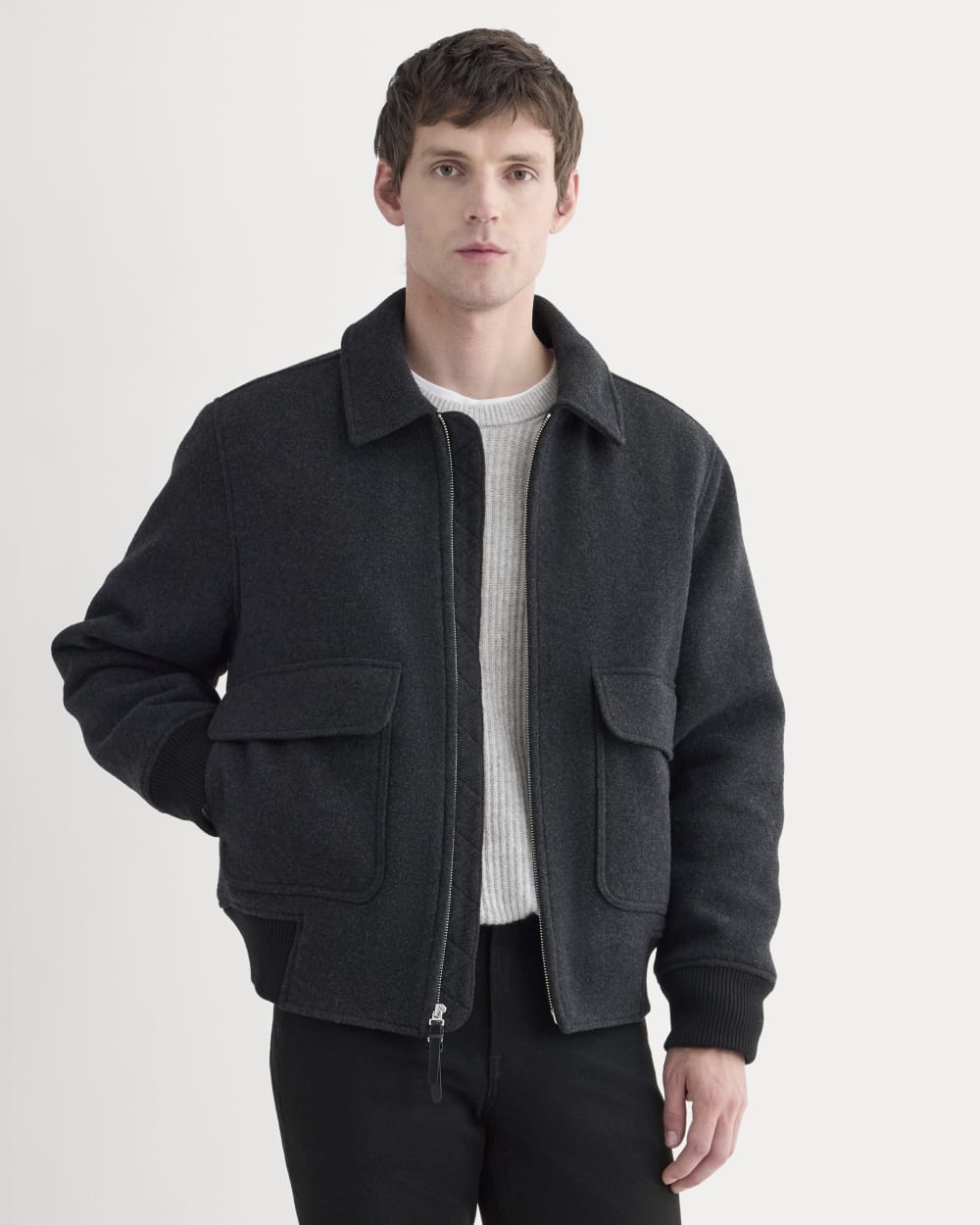 mens-rewool-flight-jacket-heather-charcoal | primary