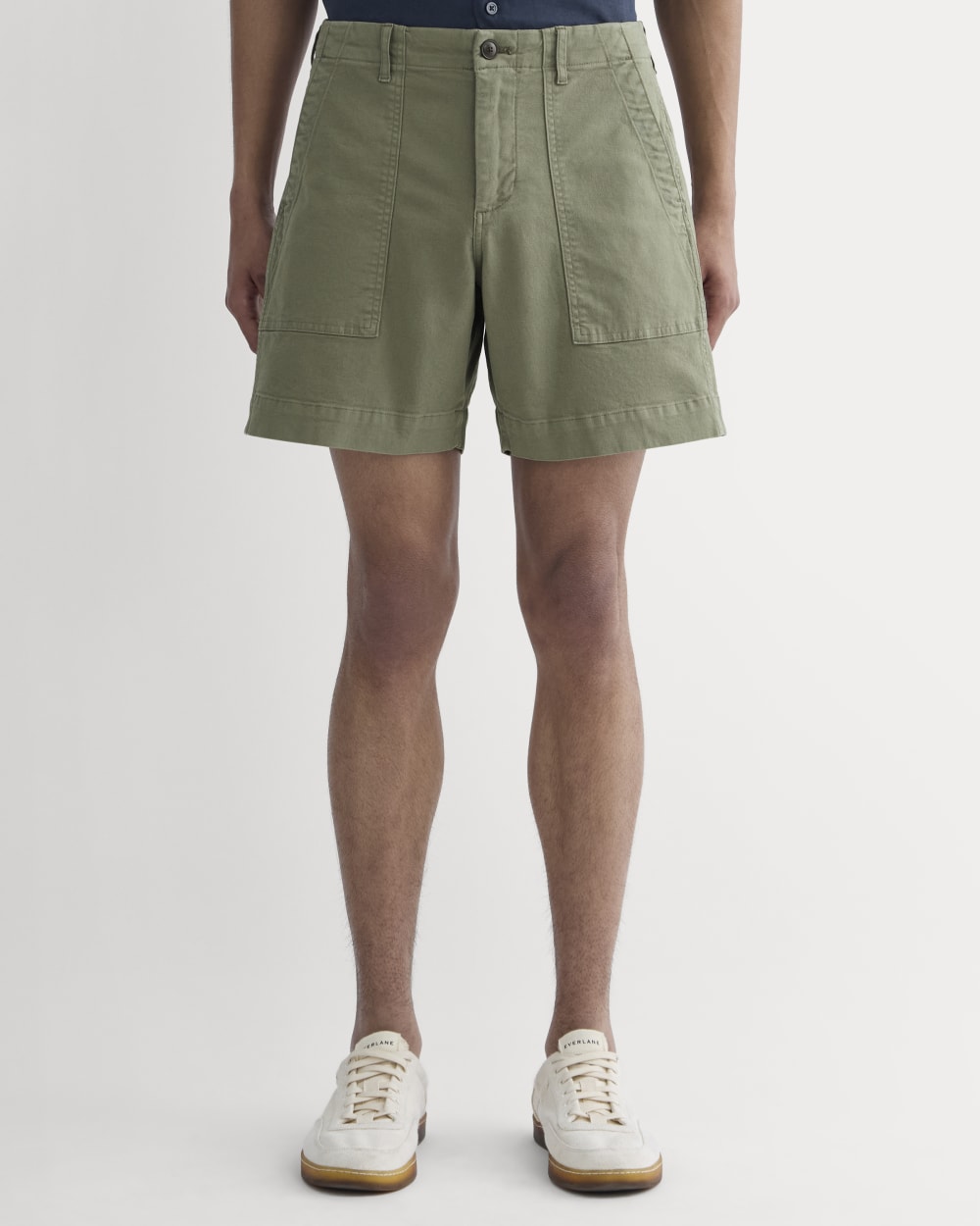 The Canvas Relaxed Short | Lichen Green – Everlane