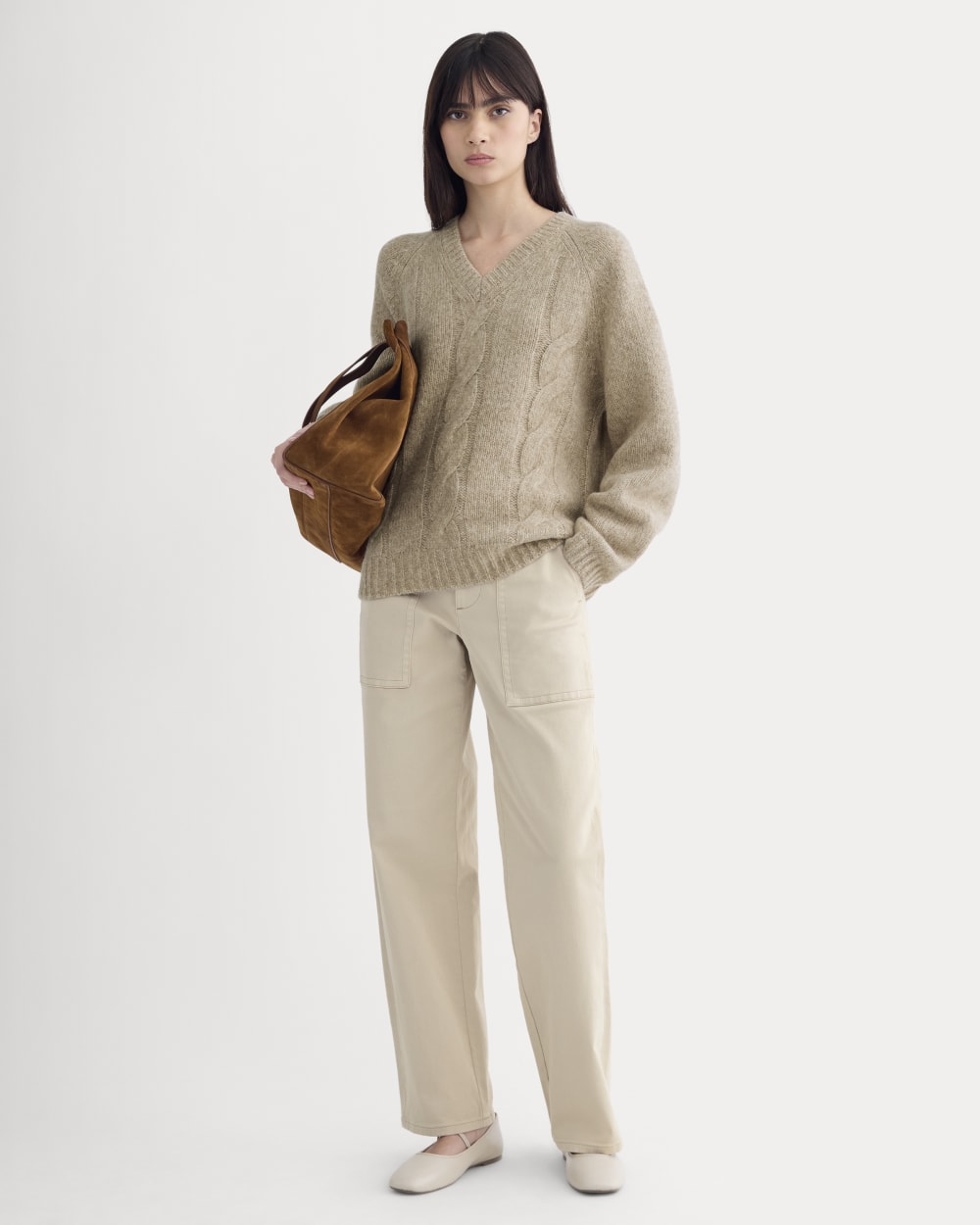 womens-cloud-cable-v-neck-sweater-heathered-oatmeal