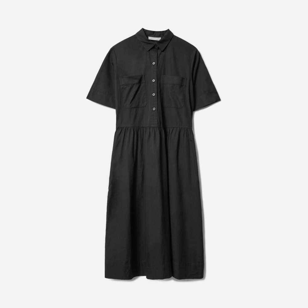 womens-parklet-shirt-dress-black | alt