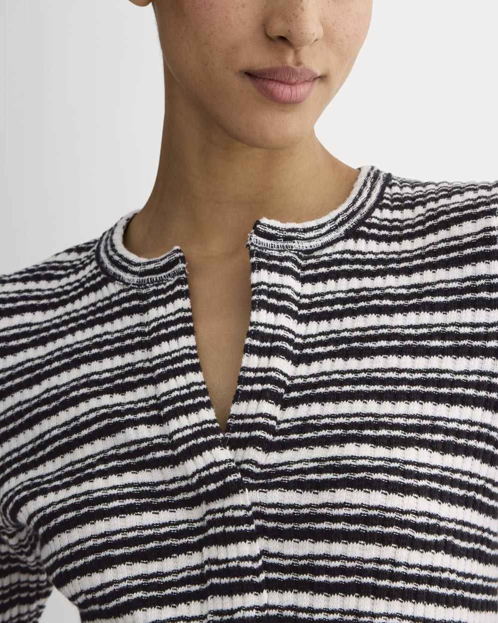 womens-rib-knit-short-sleeve-henley-bone-black