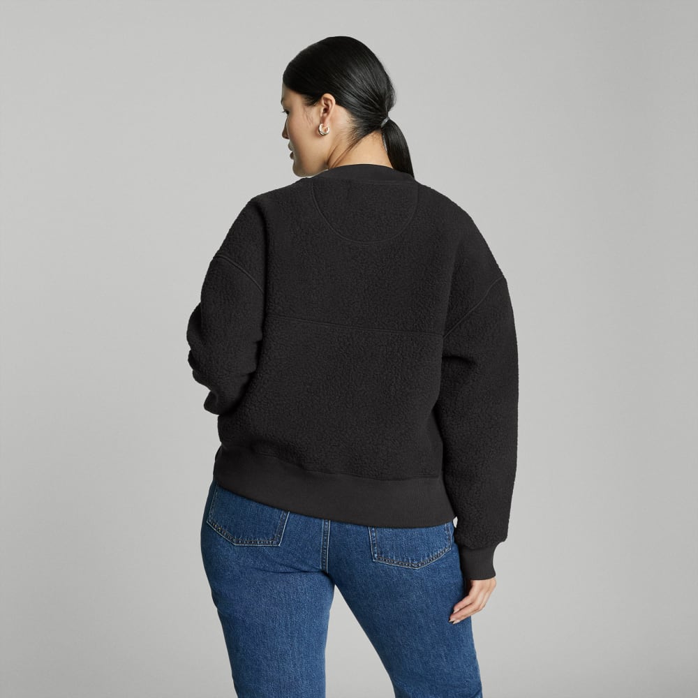 womens-renew-teddy-oversized-crew-black