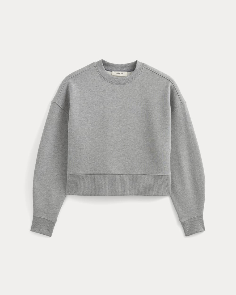 womens-fleece-cropped-crew-sweatshirt-vintage-heather-grey | alt