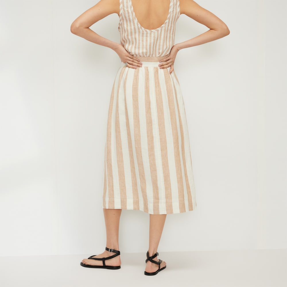 womens-linen-wrap-skirt-bone-caramel-stripe