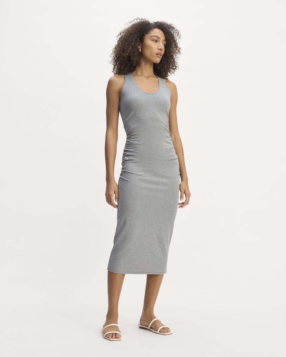 The Form Racerback Dress | Mid Heather Grey Everlane The Form Racerback Dress | Mid Heather Grey Everlane