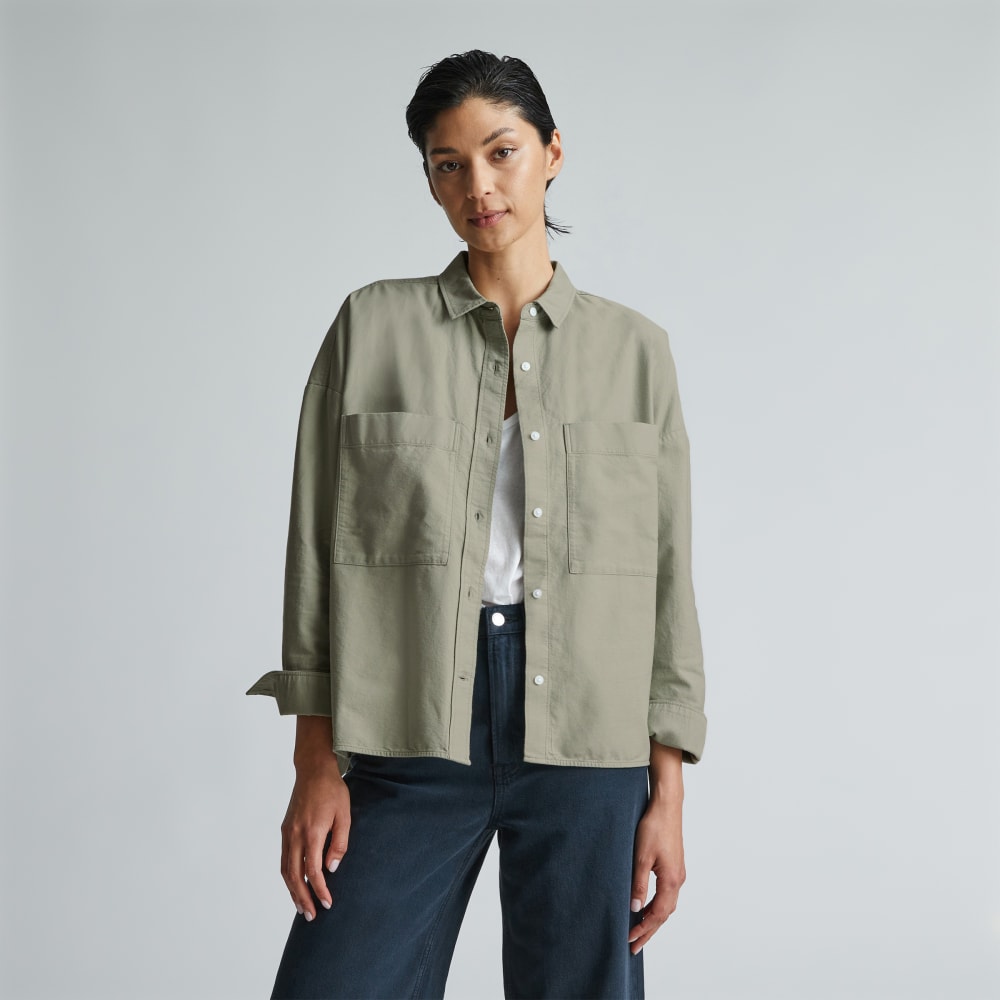 womens-boxy-oxford-seagrass | primary