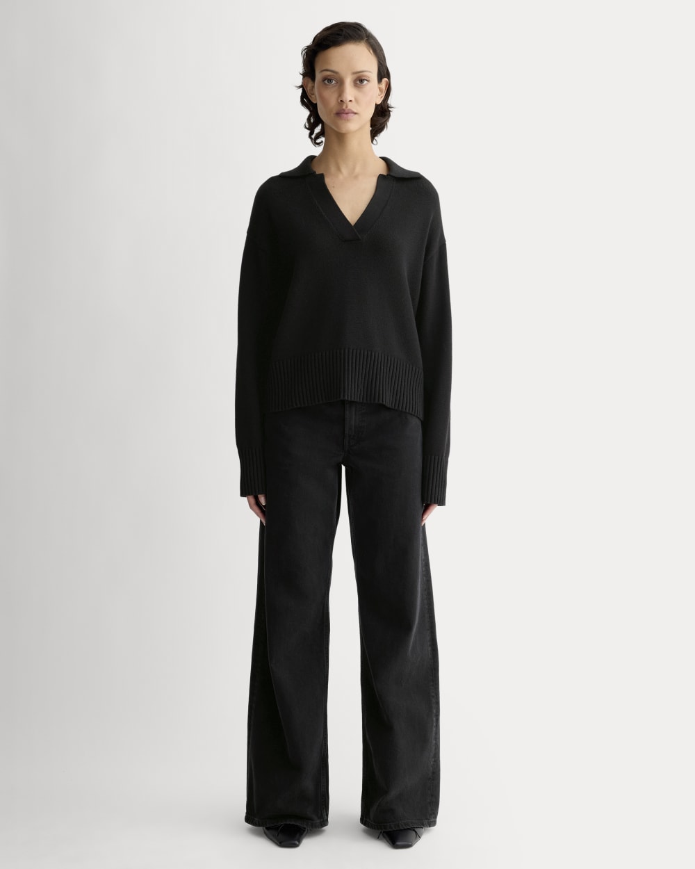 womens-cotton-boxy-polo-black