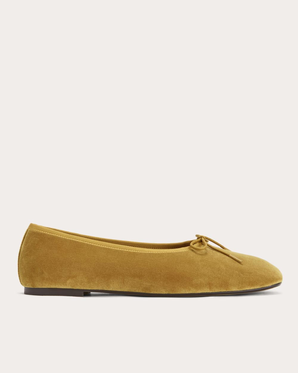 The Day Ballet Flat Golden Sun Velvet – Everlane