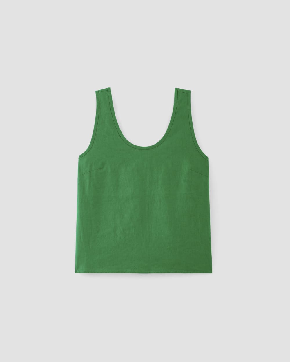 womens-linen-scoop-neck-tank-grass-green | alt