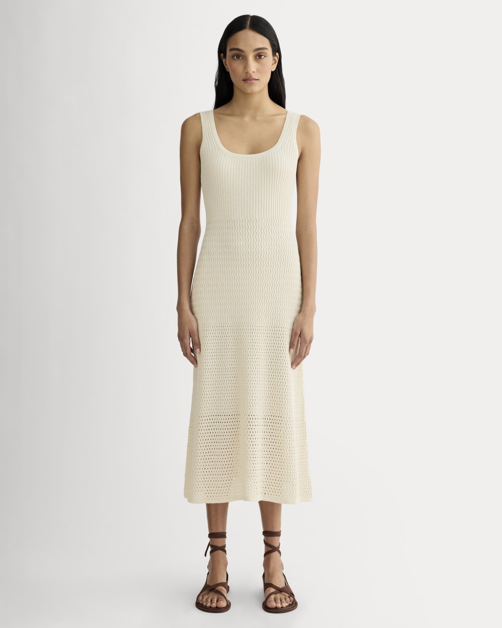The Crochet Knit Tank Dress | Birch Everlane The Crochet Knit Tank Dress | Birch Everlane