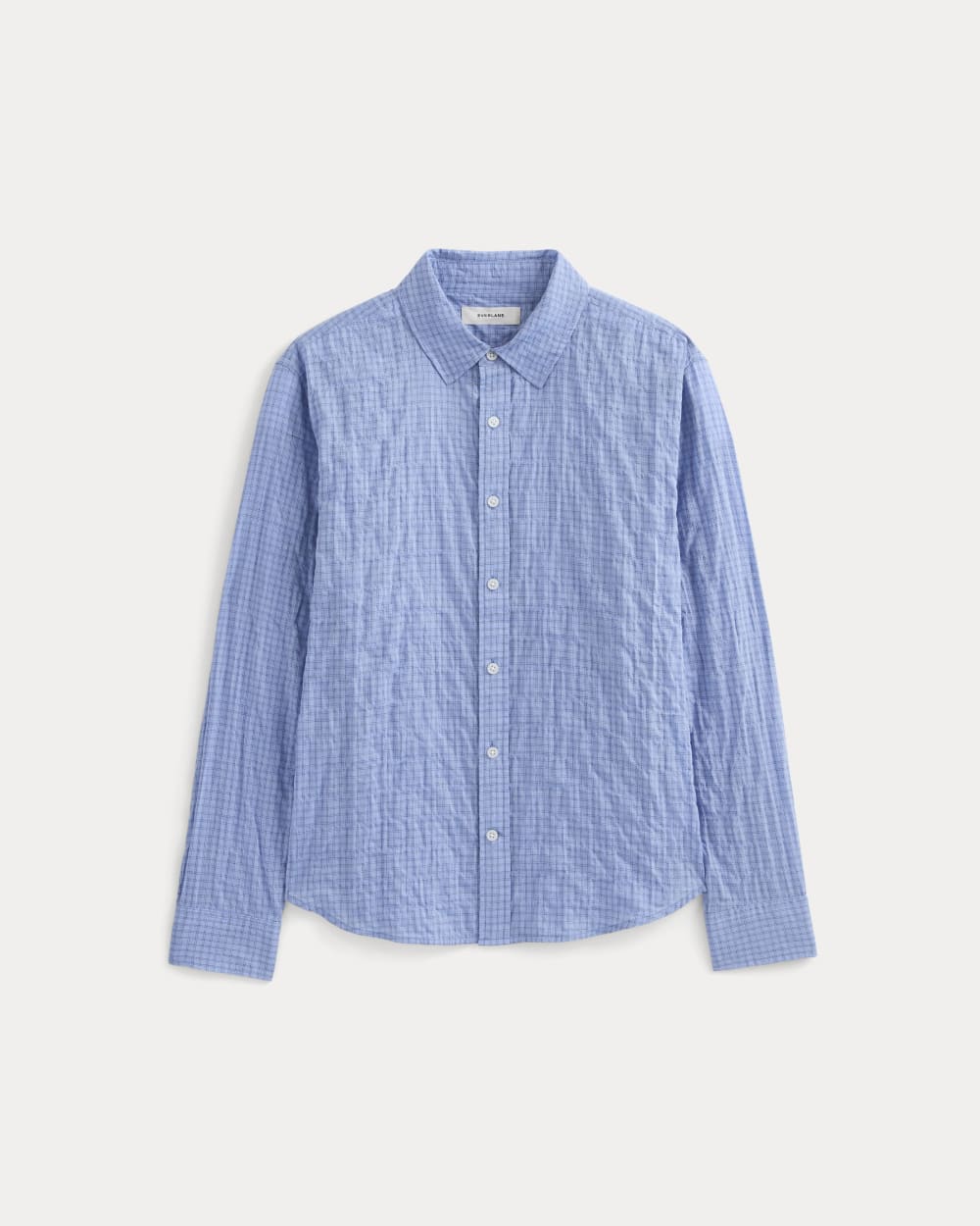 mens-textured-voile-button-up-shirt-open-air-plaid | alt