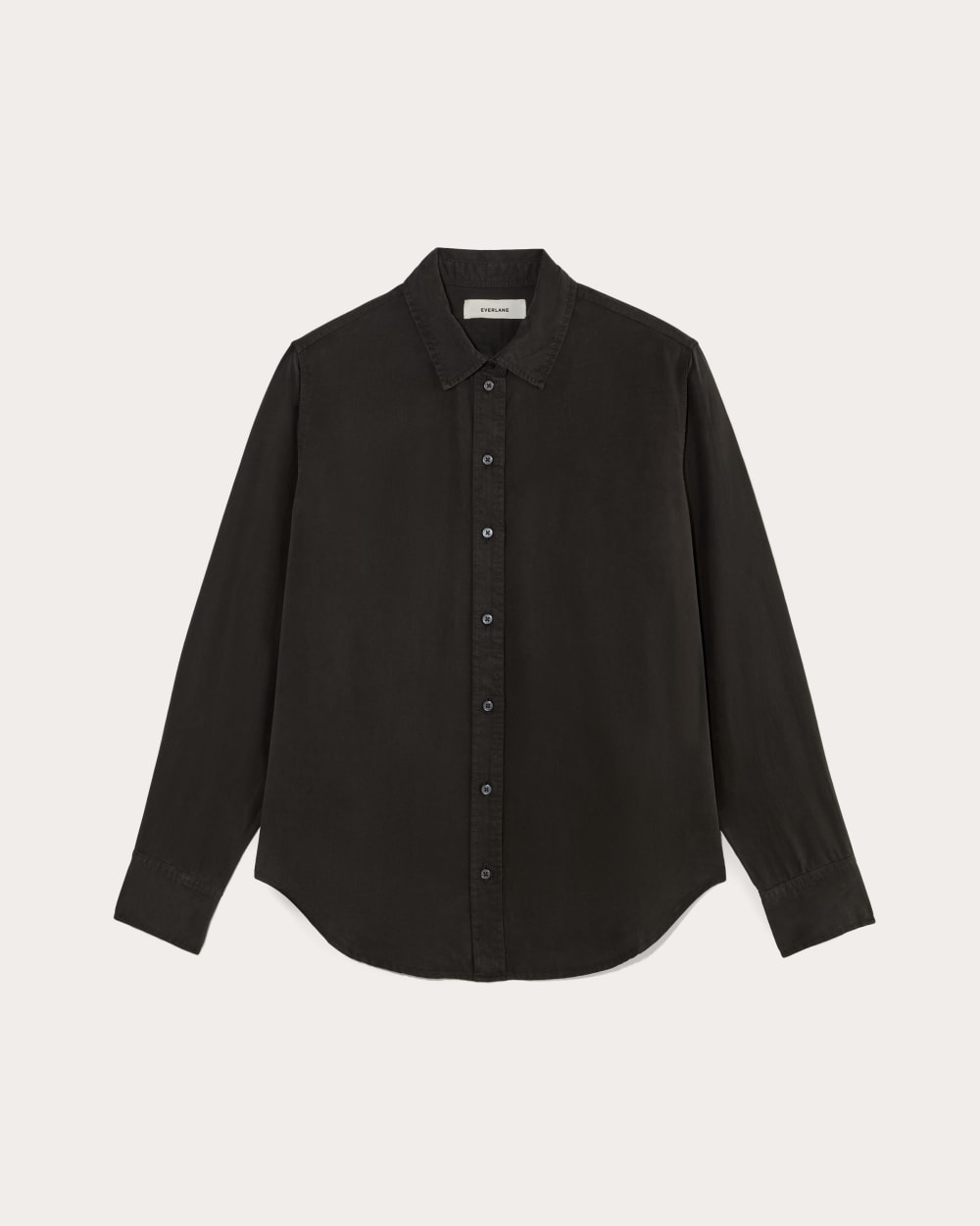 womens-tencel-relaxed-button-down-black | alt