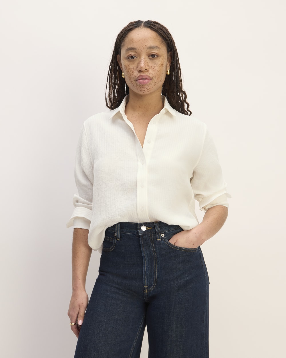 womens-city-stripe-relaxed-shirt-bone | primary