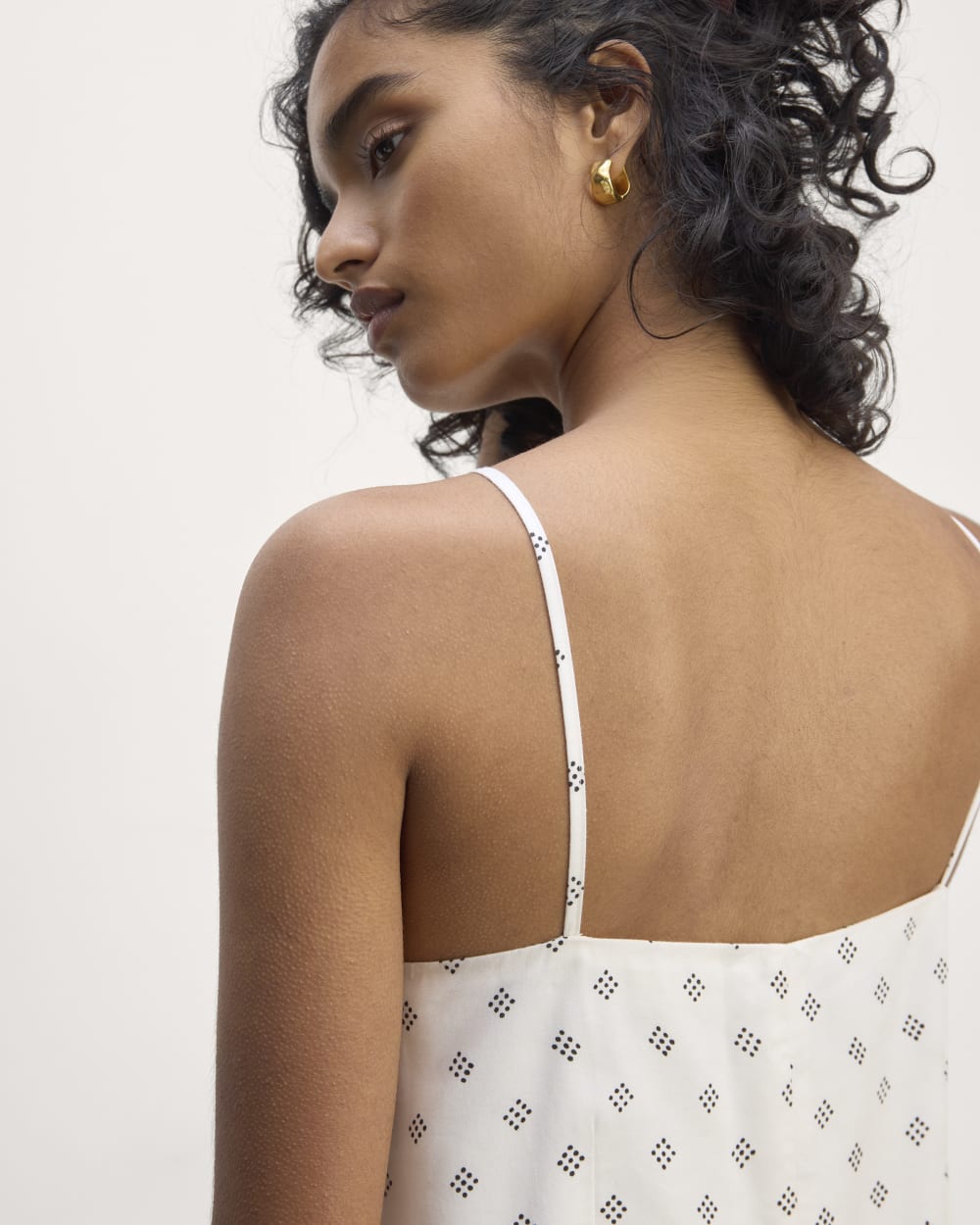 womens-tencel-butterlite-tiered-dress-bone-black-square-dot