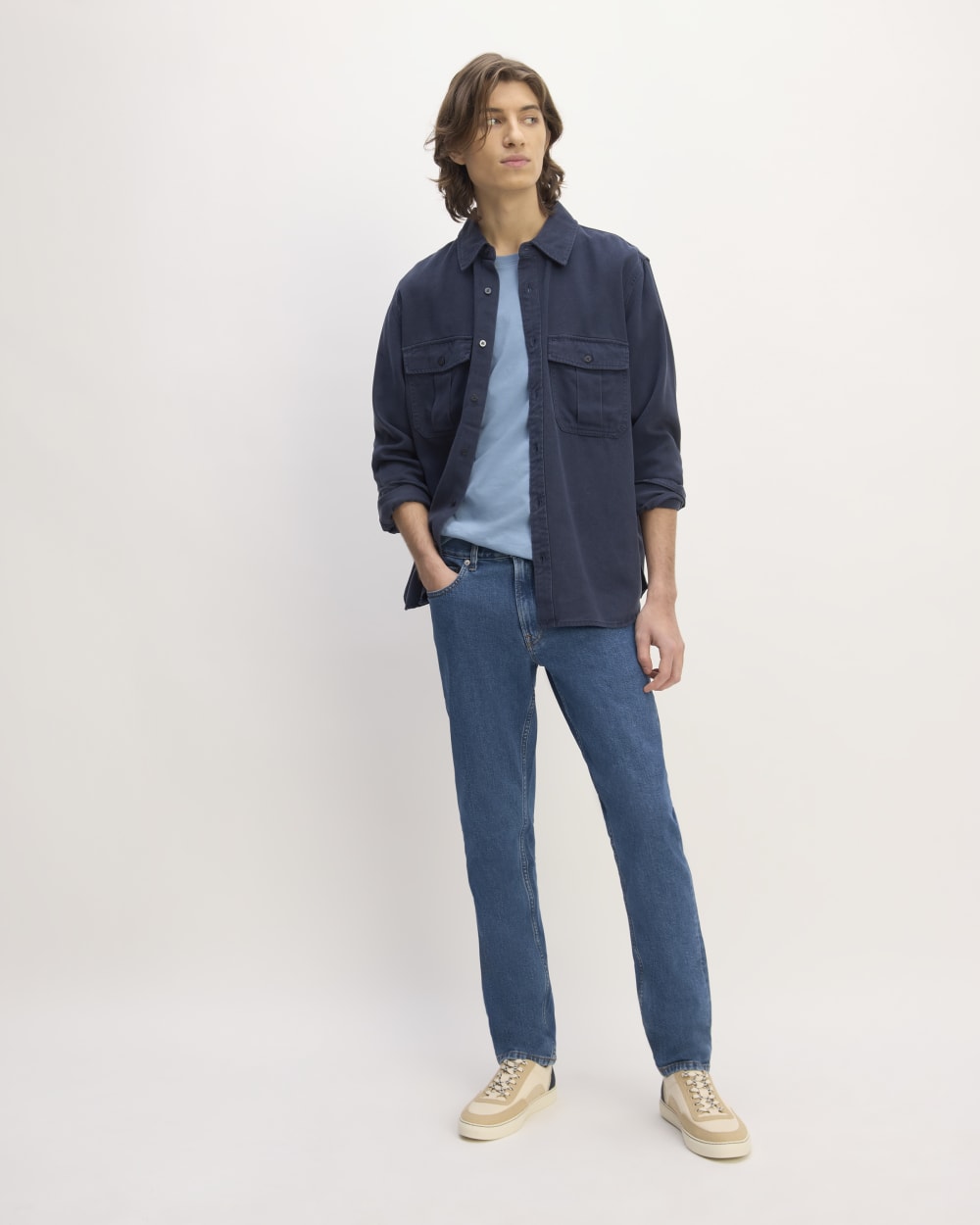 The Organic Cotton Slim-Fit Jean Ocean – Everlane