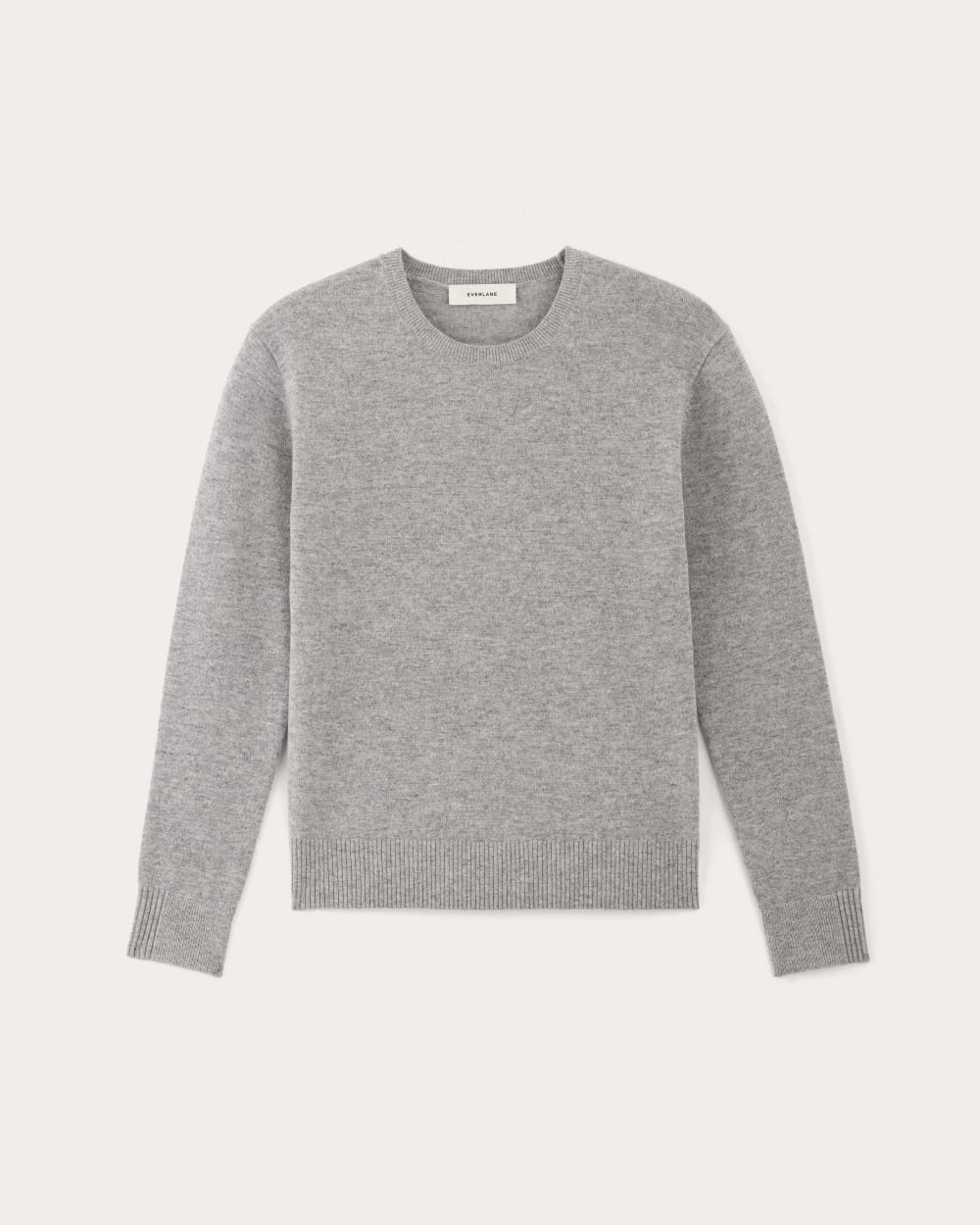 womens-cashmere-classic-crew-sweater-light-heather-grey | alt