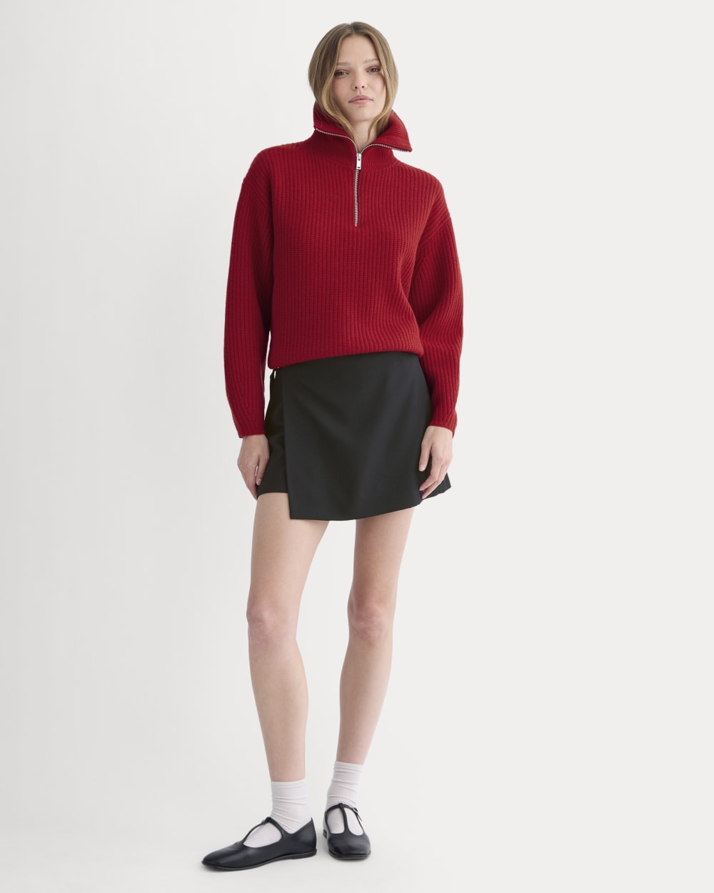 womens-half-zip-sweater-in-luxe-merino-berry-red