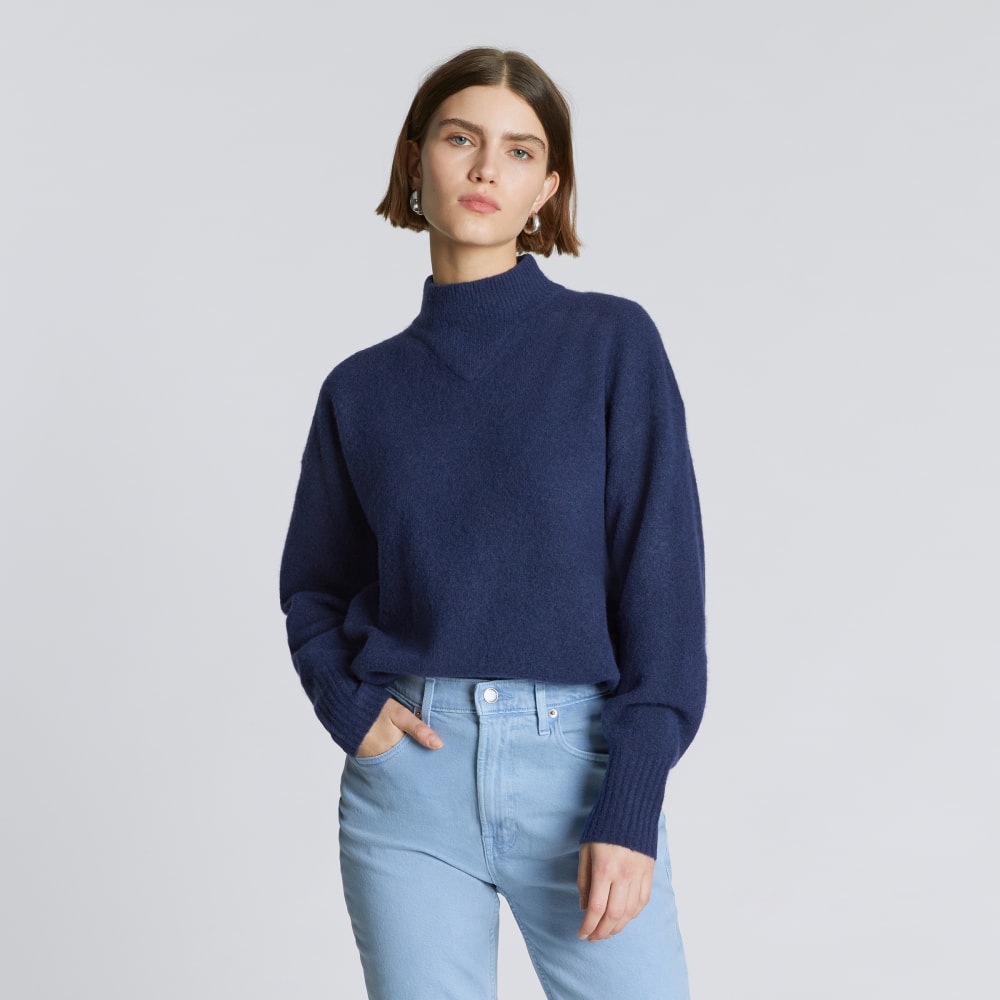 The Cozy-Stretch Pullover Ocean Cavern – Everlane