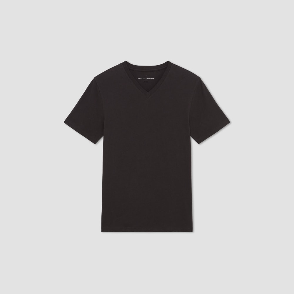 mens-essential-organic-v-tee-uniform-vintage-black | alt