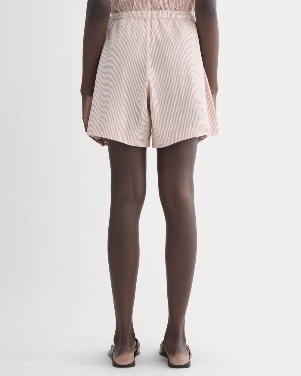 womens-seersucker-pull-on-short-soft-orange