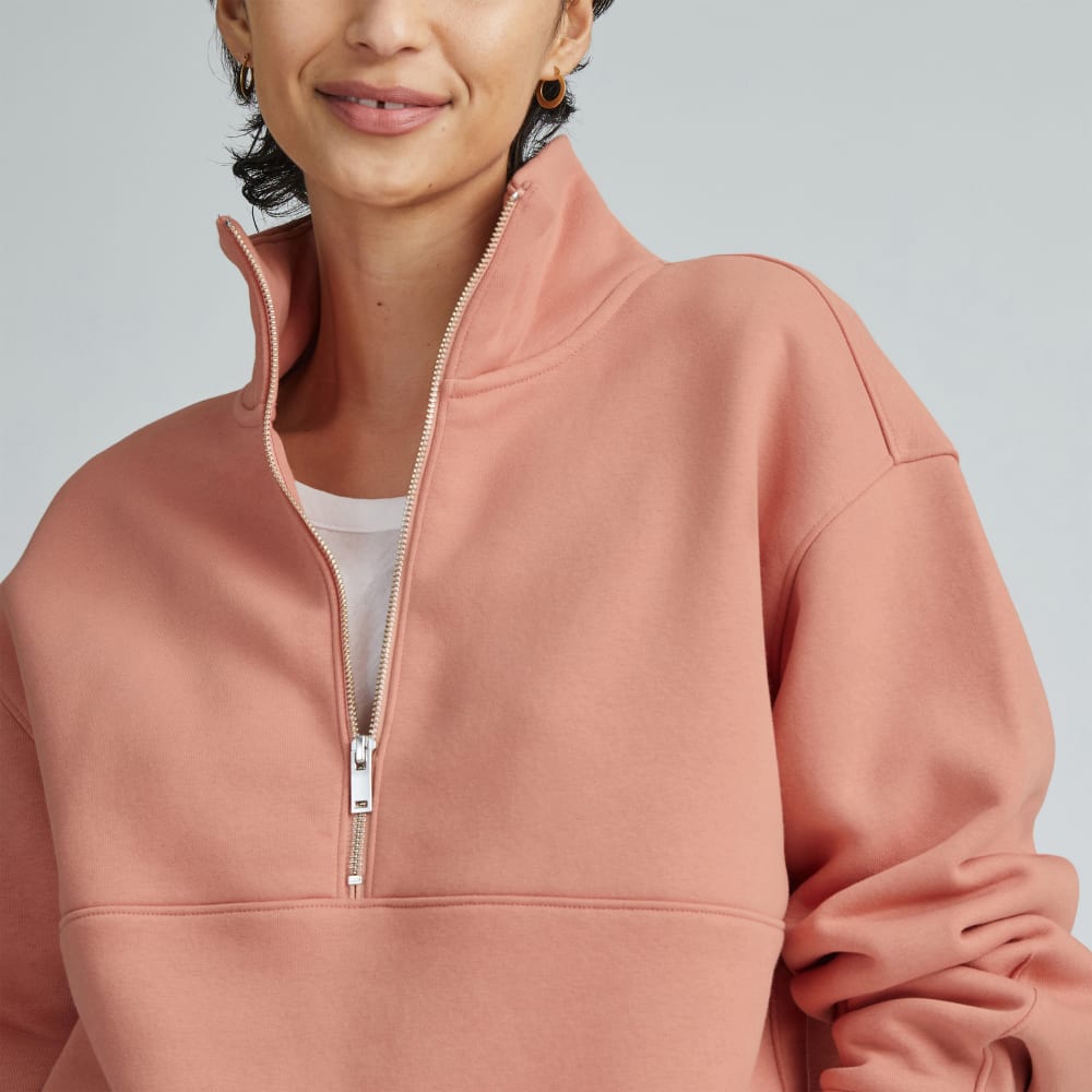 womens-retrack-half-zip-sweatshirt-light-rose