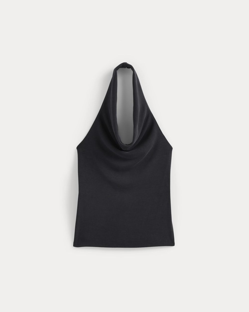 womens-halter-cowlneck-top-in-butterknit-black | alt