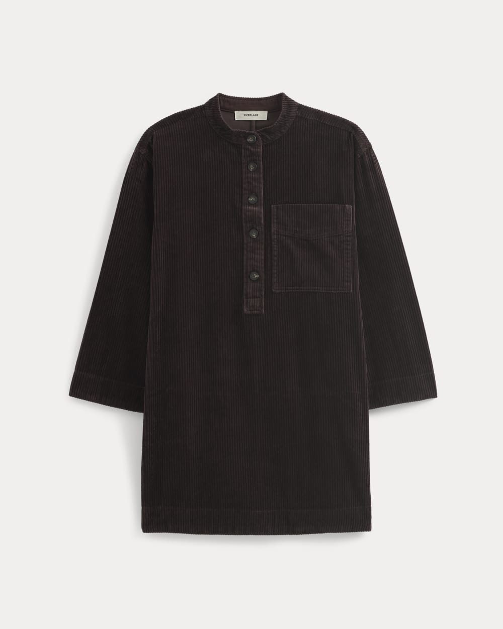 womens-corduroy-mini-dress-dark-chocolate | alt