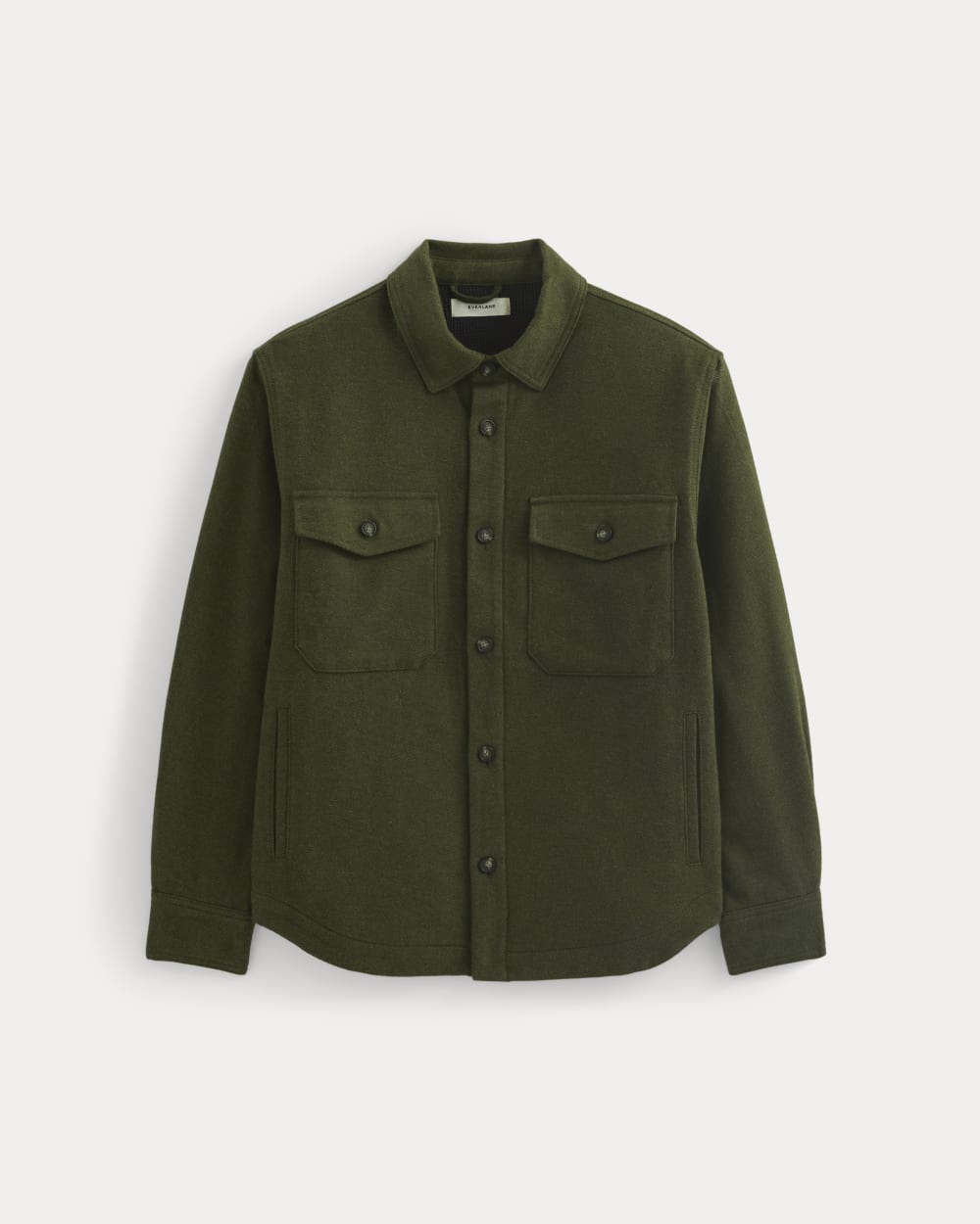 mens-heavyweight-twill-waffle-overshirt-heather-green | alt