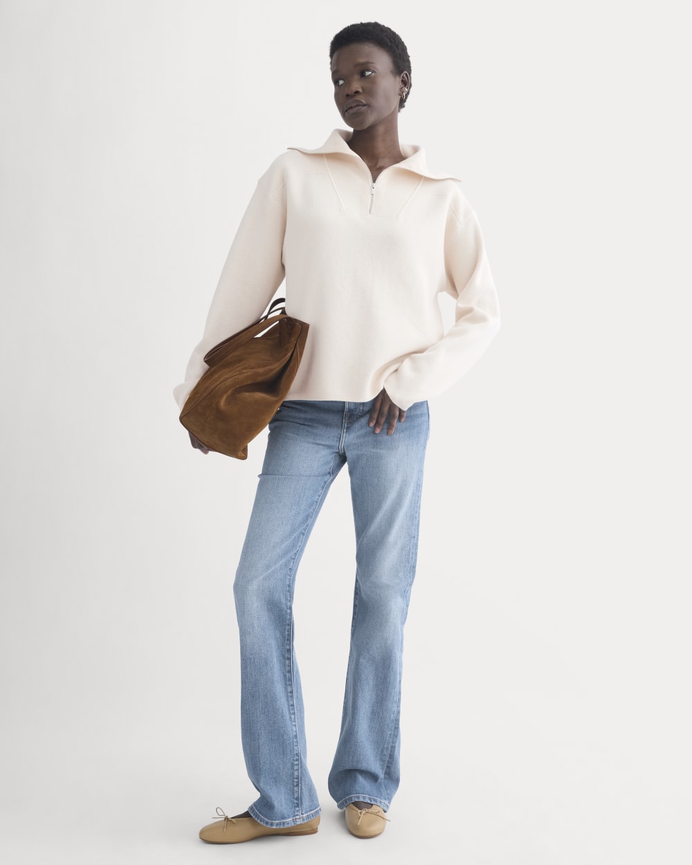 womens-double-knit-half-zip-cottonmerino-bone-cream-sand-light-camel