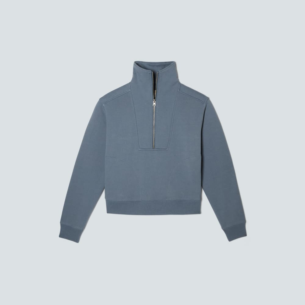 【,,,,5】Track Half Zip Pullover The Track Half-Zip | Faded Blue – Everlane