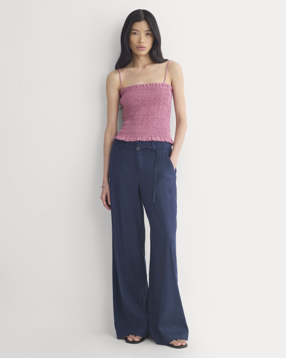 womens-gauze-smocked-cami-heather-rose