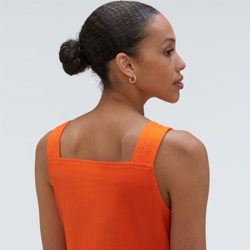 womens-seersucker-midi-dress-bright-orange