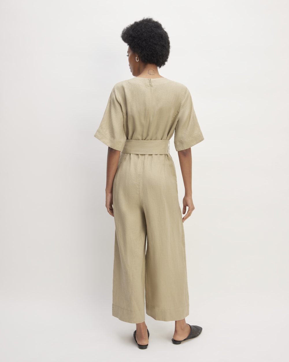womens-linen-cross-front-jumpsuit-trench-coat-khaki