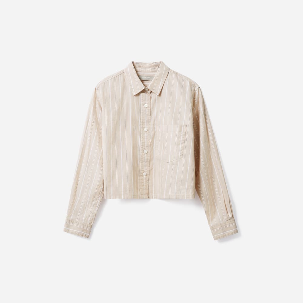 womens-silky-cttn-cropped-shirt-golden-brown-stripe
