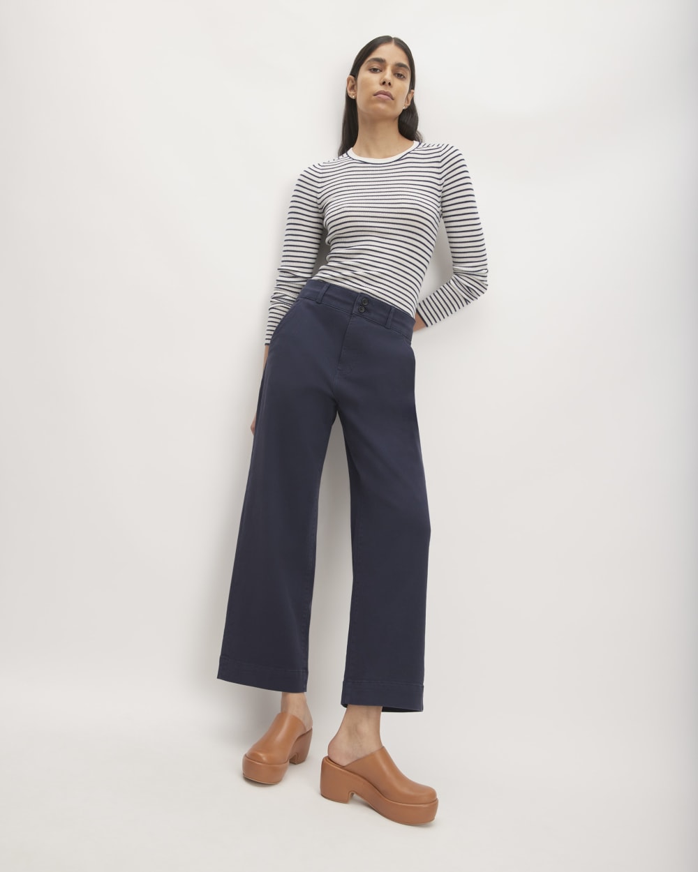 womens-twill-wide-leg-pant-navy | primary