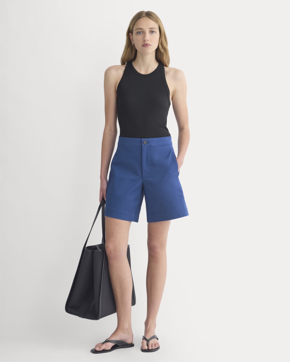 womens-side-panel-tailored-short-estate-blue | primary