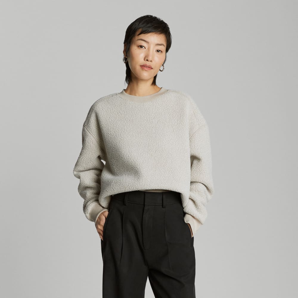 womens-renew-teddy-oversized-crew-oat | primary