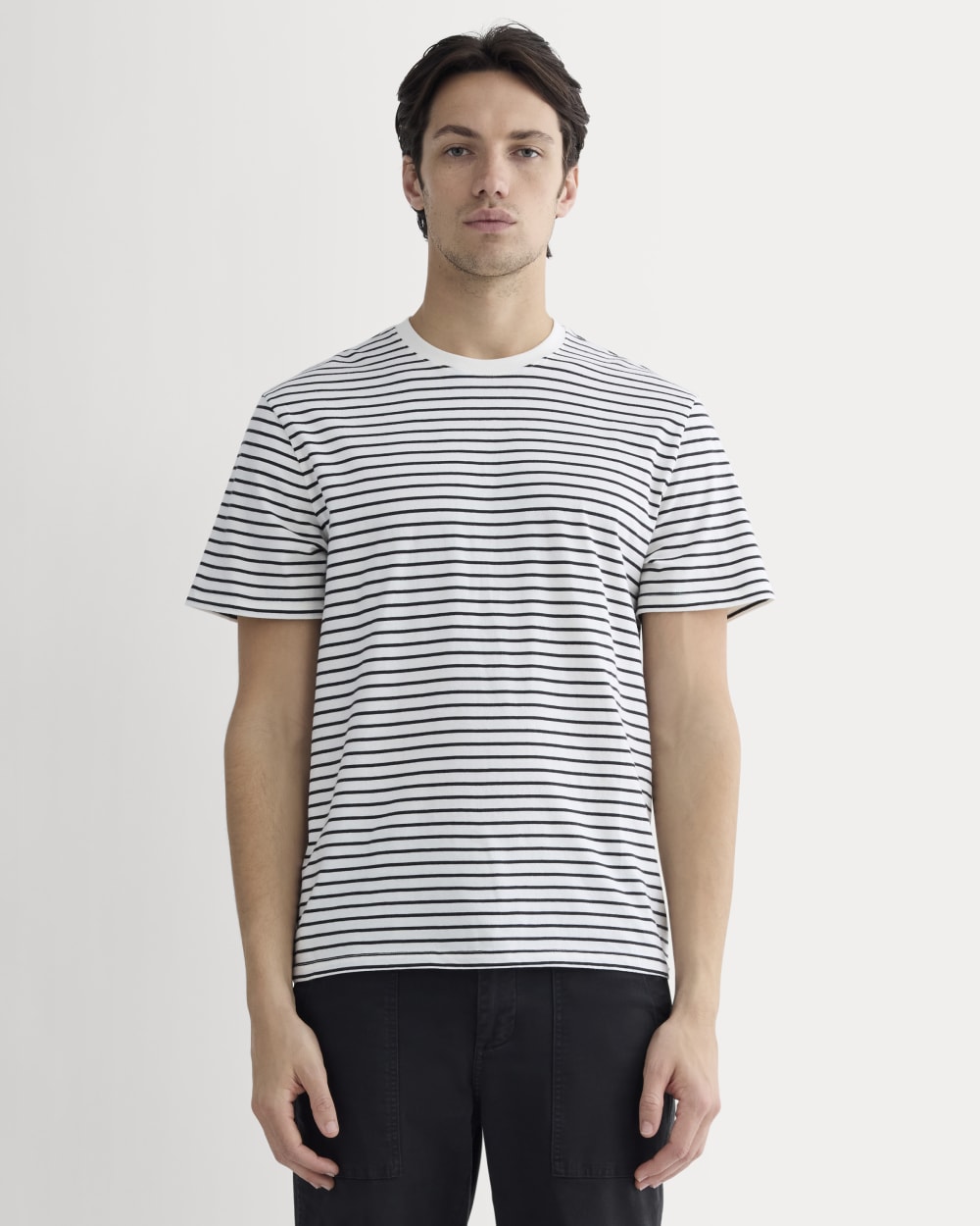 mens-essential-organic-crew-uniform-bone-black | primary