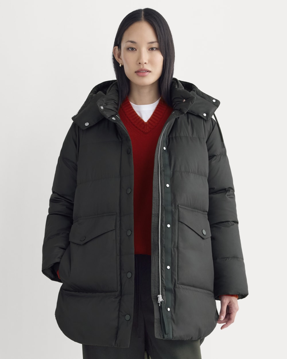 womens-the-everpuff-long-black | primary