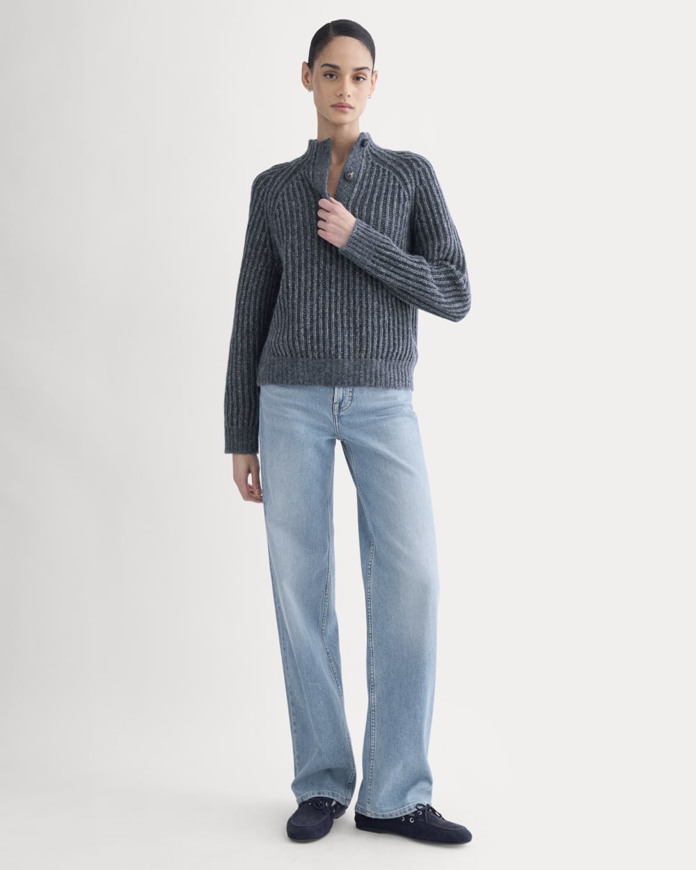 womens-mixed-ribbed-henley-sweater-indigo